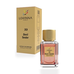 Set Extract de Parfum Lorinna Paris Parfum Devil Tender, 50 ml, de Damă si Gentuță Parfumuri - Img 3