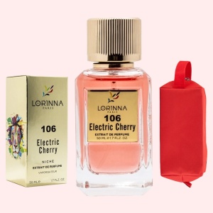 Set Extract de Parfum Lorinna Paris Parfum Electric Cherry, Unisex Damă Bărbat, 50 ml si Gentuță Parfumuri