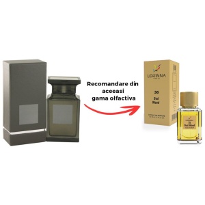 Set Extract de Parfum Lorinna Paris Parfum Oud Wood, 50 ml, Unisex Damă Bărbat si Gentuță Parfumuri - Img 2