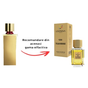 Set Extract de Parfum Lorinna Paris Parfum Tilia Rouge, Unisex Damă Bărbat, 50 ml si Gentuță Parfumuri - Img 2