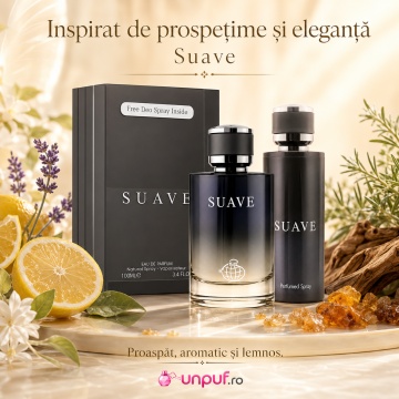 Set Parfum Fragrance World Suave Eau De Parfum 100 Ml + Deodorant 50 Ml, parfum arbesc original - Img 8