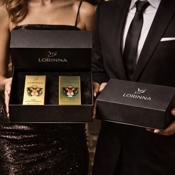 Set parfum Lorinna Paris Wood Sage & Tilia Rouge, 2 x 50 ml, Cutie cadouri parfum premium - Img 4