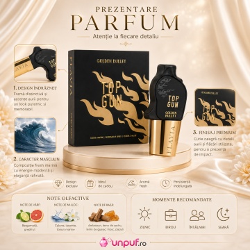Sterling Top Gun Golden Bullet – Parfum EDP 100 ml, unisex - Img 3