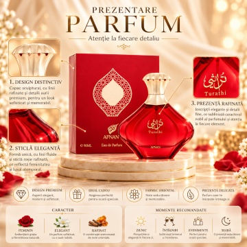 Afnan Turathi Red – Parfum EDP 90 ML, damă - Img 3
