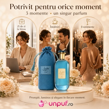 arfum Arăbesc Ard Al Zaafaran Mousuf Azure 100 ml, Apă de Parfum Unisex, Damă și Bărbat, Inspirat Neroli Portofino, Aromă Acvatic Proaspătă cu Grapefruit, Note Marine, Bergamotă, Lămâie, Lavandă, Salvie, Cedru, Ambroxan și Mosc - Img 6