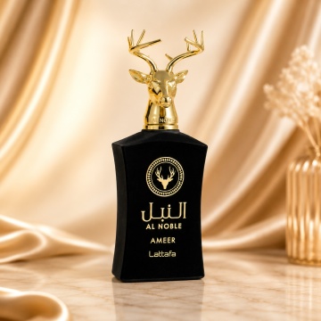 arfum Arăbesc Lattafa Al Noble Ameer 100 ml, Apă de Parfum Unisex, Aromă Lemnos Aromatică cu Măr, Piper Roz, Rozmarin, Labdanum, Oud, Paciuli și Vetiver - Img 2