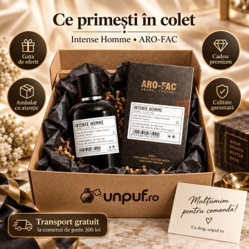 ARO-FAC Aroma Factory Intense homme – Parfum EDP 100 ml, bărbați - Img 5