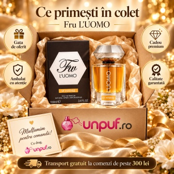 Fragrance World L'Uomo le Intense – Parfum EDP 100 ml, bărbați - Img 4