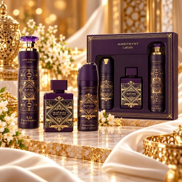 Lattafa Set Badee Al Oud Amethyst – 3 Pcs, unisex