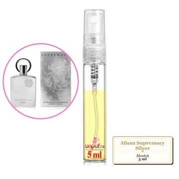 Mostra fiola din Parfumul Afnan Supremacy Silver, decant sticla cu pulverizator - Img 4