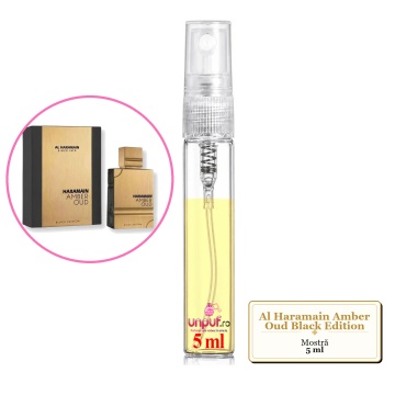 Mostra fiola din Parfumul Al Haramain Amber Oud Black Edition, decant sticla cu pulverizator - Img 4