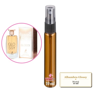 Mostra fiola din Parfumul Alhambra Glossy, decant sticla cu pulverizator - Img 3