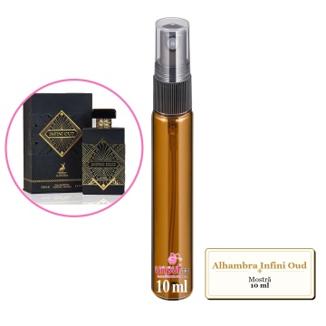 Mostra fiola din Parfumul Alhambra Infini Oud, decant sticla cu pulverizator - Img 3