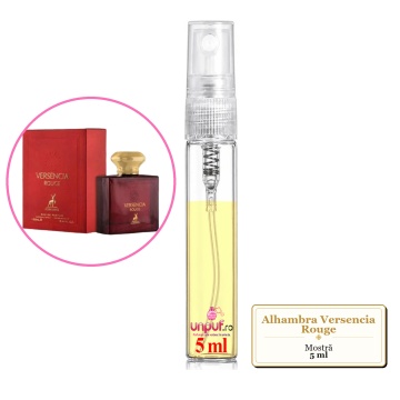 Mostra fiola din Parfumul Alhambra Versencia Rouge, decant sticla cu pulverizator - Img 4