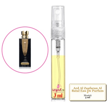 Mostra fiola din Parfumul Ard Al Zaafaran Al Batal Eau De Parfum, decant sticla cu pulverizator