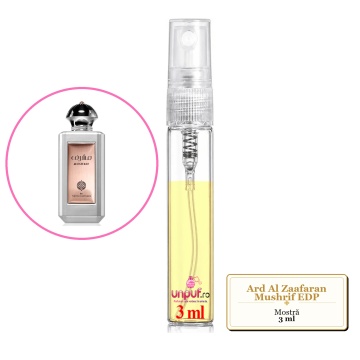 Mostra Fiola Din Parfumul Ard Al Zaafaran Mushrif Eau De Parfum, Decant Sticla Cu Pulverizator - Img 2