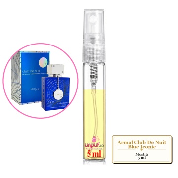 Mostra fiola din Parfumul Armaf Club De Nuit Blue Iconic, decant sticla cu pulverizator - Img 4