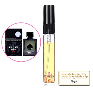 Mostra fiola din Parfumul Armaf Club De Nuit Urban Man Elixir Edp, decant sticla cu pulverizator - Img 2