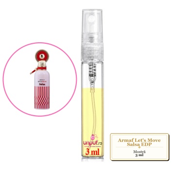Mostra Fiola Din Parfumul Armaf Let'S Move Salsa Eau De Parfum, Decant Sticla Cu Pulverizator - Img 2