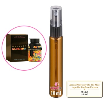Mostra fiola din Parfumul Armaf Odyssey Ba Ha Mas, Apa De Parfum Unisex, decant sticla cu pulverizator