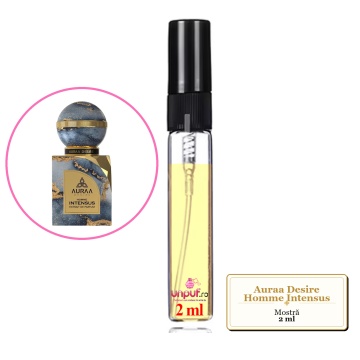 Mostra fiola din Parfumul Auraa Desire Homme Intensus, decant sticla cu pulverizator - Img 2