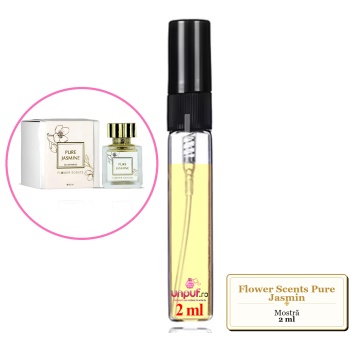 Mostra fiola din Parfumul Flower Scents Pure Jasmin, decant sticla cu pulverizator