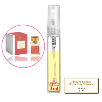 Mostra fiola din Parfumul Flower Scents Timeless Sakura, decant sticla cu pulverizator - Img 2