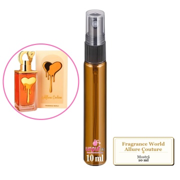 Mostra fiola din Parfumul Fragrance World Allure Couture, decant sticla cu pulverizator - Img 3