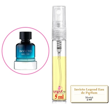 Mostra fiola din Parfumul Fragrance World Invicto Legend Eau de Parfum, decant sticla cu pulverizator - Img 3
