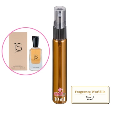 Mostra fiola din Parfumul Fragrance World Is, decant sticla cu pulverizator