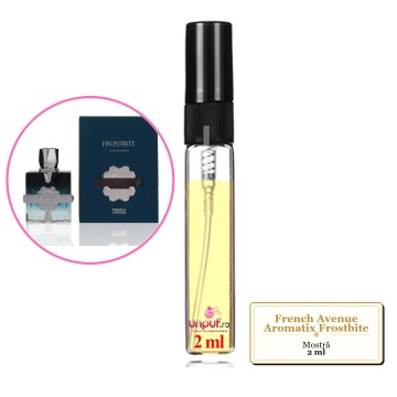 Mostra fiola din Parfumul French Avenue Aromatix Frostbite, decant sticla cu pulverizator - Img 1