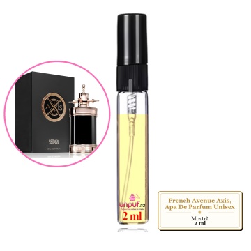 Mostra fiola din Parfumul French Avenue Axis, Apa De Parfum Unisex, decant sticla cu pulverizator
