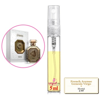 Mostra fiola din Parfumul French Avenue Genesis Virgo, decant sticla cu pulverizator - Img 4