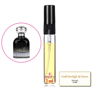 Mostra fiola din Parfumul Gulf Orchid Al Fares, decant sticla cu pulverizator - Img 2