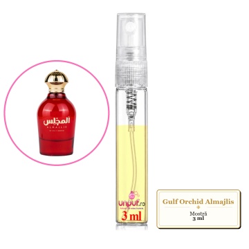 Mostra fiola din Parfumul Gulf Orchid Almajlis, decant sticla cu pulverizator - Img 3