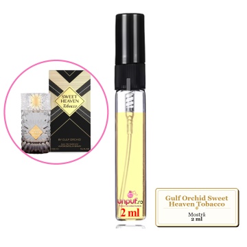 Mostra fiola din Parfumul Gulf Orchid Sweet Heaven Tobacco, decant sticla cu pulverizator