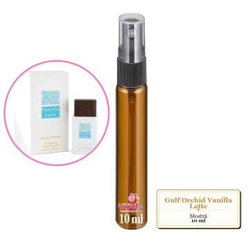 Mostra fiola din Parfumul Gulf Orchid Vanilla Latte, decant sticla cu pulverizator