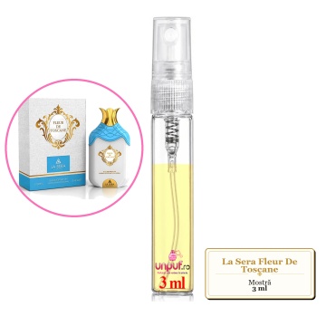 Mostra fiola din Parfumul La Sera Fleur De Toscane, decant sticla cu pulverizator - Img 2