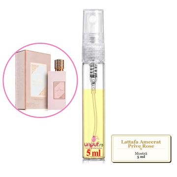 Mostra fiola din Parfumul Lattafa Ameerat Prive Rose, decant sticla cu pulverizator - Img 4