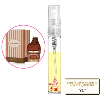Mostra fiola din Parfumul Lattafa Choco Overdose Give Me Gourmand, decant sticla cu pulverizator - Img 4