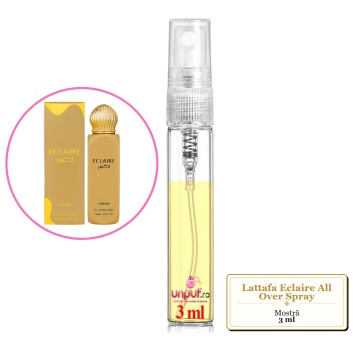 Mostra fiola din Parfumul Lattafa Eclaire All Over Spray, decant sticla cu pulverizator - Img 3