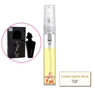 Mostra fiola din Parfumul Lattafa Maahir Black, decant sticla cu pulverizator - Img 4
