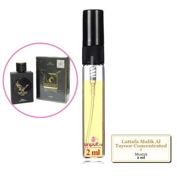 Mostra fiola din Parfumul Lattafa Malik Al Tayoor Concentrated, decant sticla cu pulverizator - Img 2
