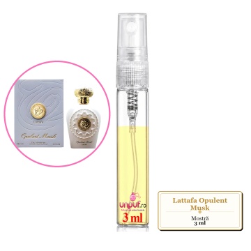 Mostra fiola din Parfumul Lattafa Opulent Musk, decant sticla cu pulverizator - Img 3