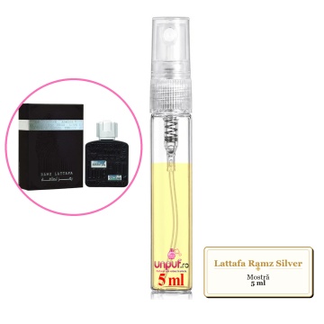 Mostra fiola din Parfumul Lattafa Ramz Silver, decant sticla cu pulverizator - Img 4