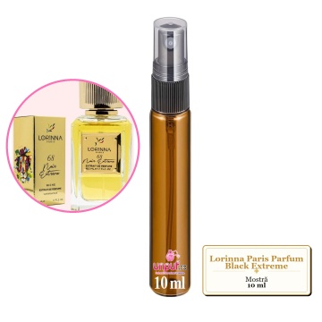 Mostra fiola din Parfumul Lorinna Paris Black Extreme, decant sticla cu pulverizator - Img 4