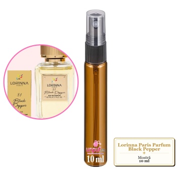 Mostra fiola din Parfumul Lorinna Paris Black Pepper, decant sticla cu pulverizator - Img 4