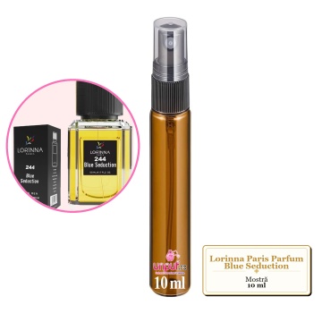 Mostra fiola din Parfumul Lorinna Paris Blue Seduction, decant sticla cu pulverizator - Img 4