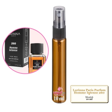 Mostra fiola din Parfumul Lorinna Paris Homme Intense 260, decant sticla cu pulverizator - Img 4