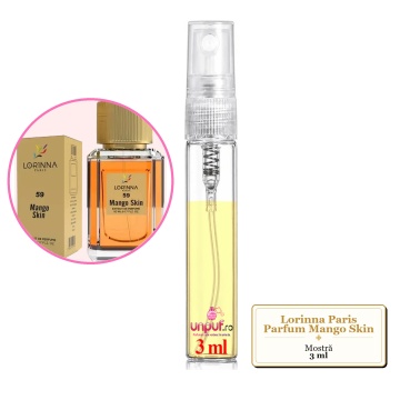 Mostra fiola din Parfumul Lorinna Paris Mango Skin, decant sticla cu pulverizator - Img 2